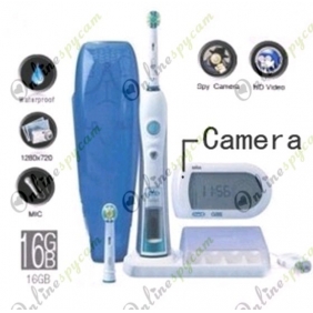 Intelligent 3D Electric Toothbrush Pinhole Spy HD Hidden Camera 1920X1080 DVR 32GB